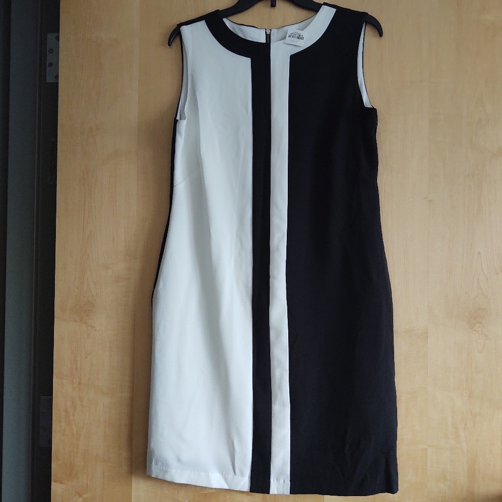 Black and white dress